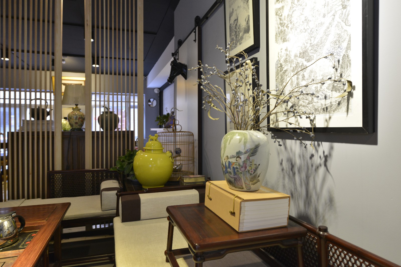 工作室休闲区实景图