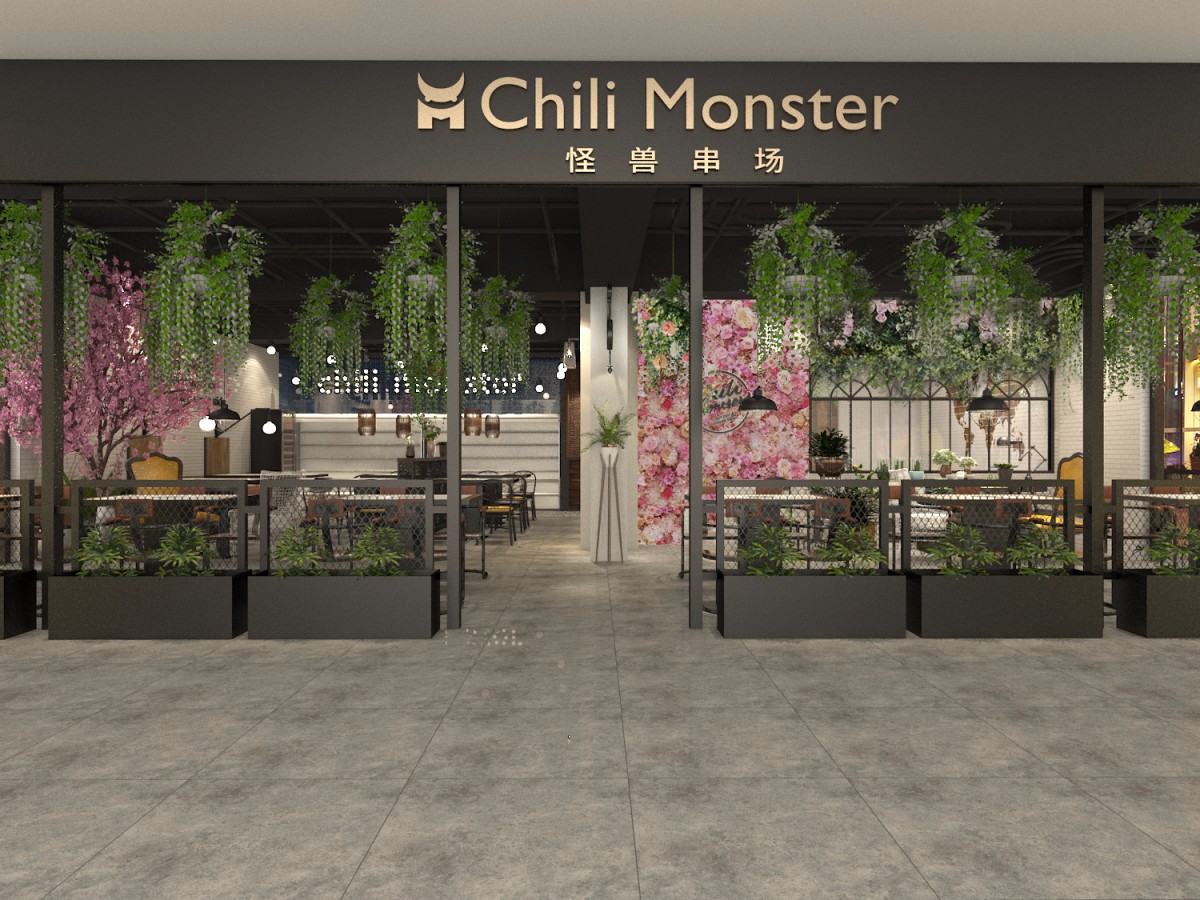 餐厅门头效果图