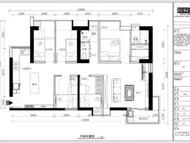 赵婷-北欧风三居室改造平面图