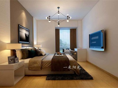 现代卧室吊顶效果图