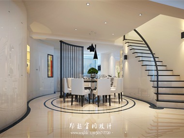 现代餐厅吊顶效果图