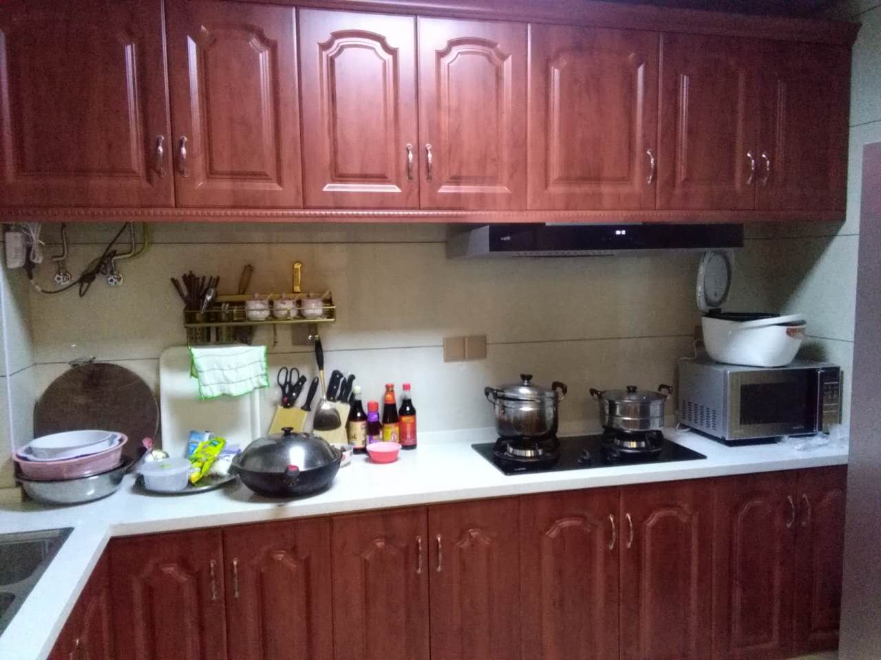 中式厨房效果图