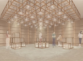原木服装店/杂货工作室/艺术品展览区