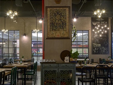 餐厅就餐区实景图